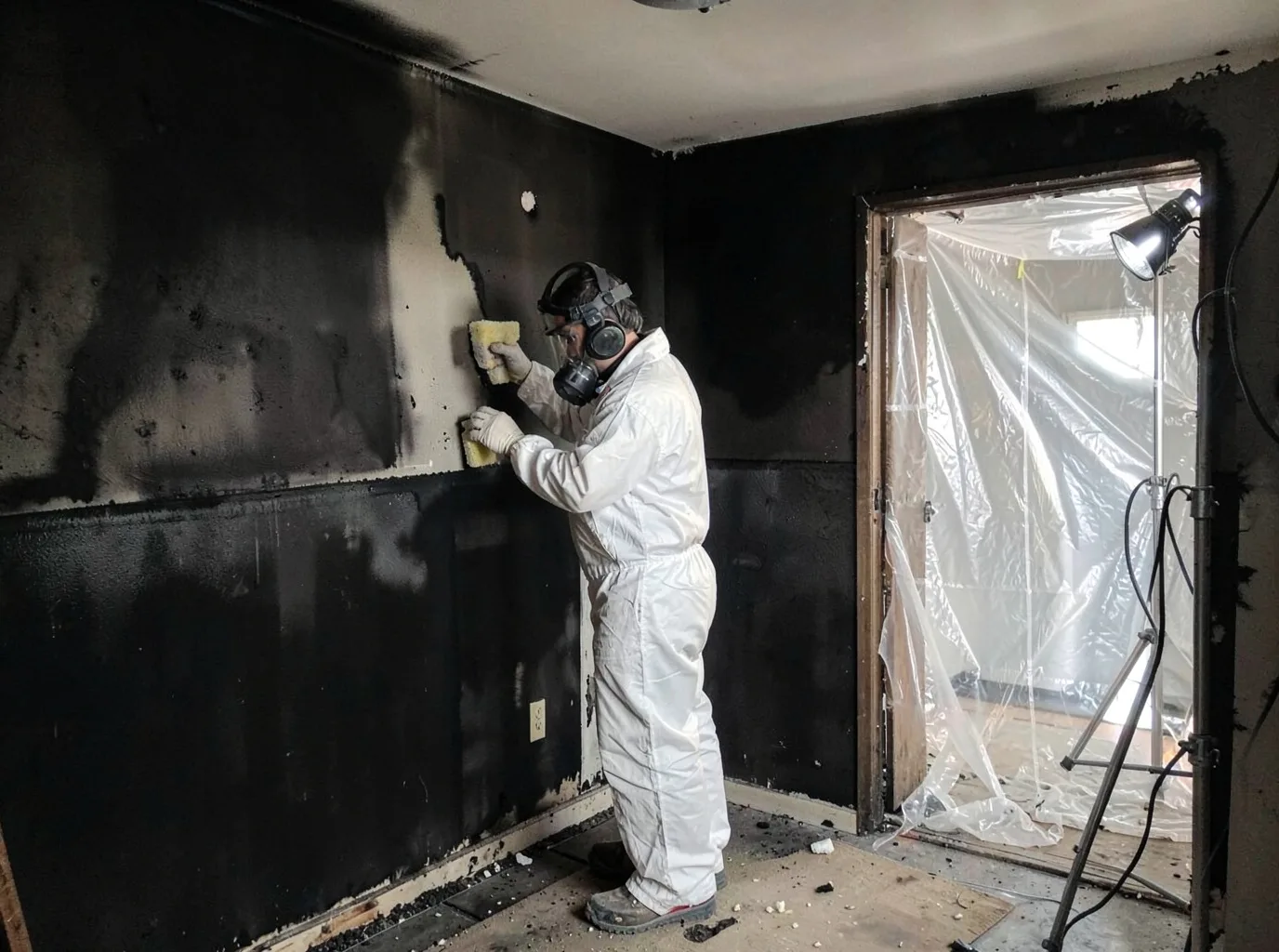 Fire Damage Restoration company in Wounded Knee, SD